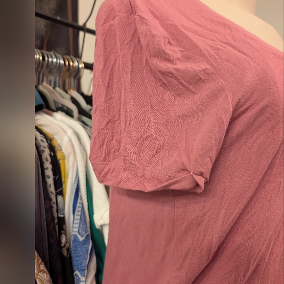 cupio Women's Pink Top Tshirt Size Large - Picture 3 of 11